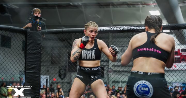 Glory Watson battles Natalie Schlesinger last May