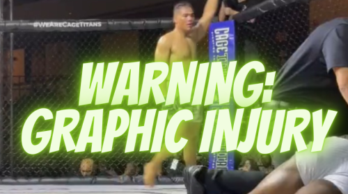 Cage Titans 55, arm break