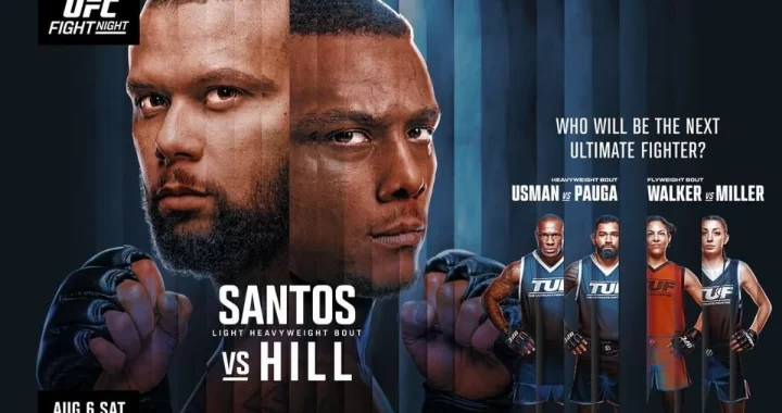 UFC Vegas 59 results - Santos vs. Hill