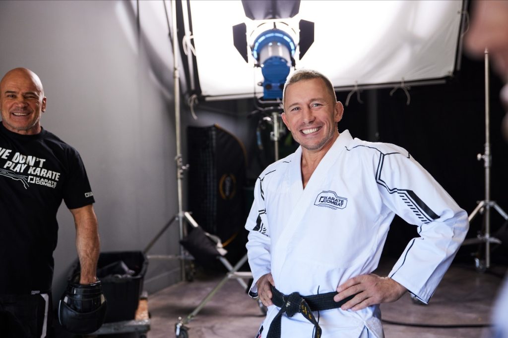 Georges St Pierre Lines Up Alongside Bas Rutten For Karate Combat Commentary Debut
