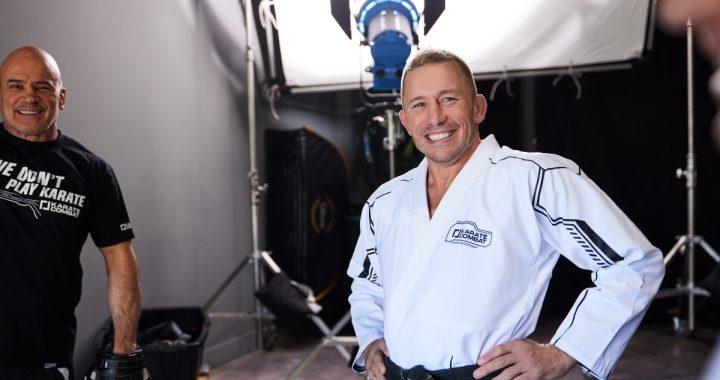 Georges St-Pierre Lines Up Alongside Bas Rutten For Karate Combat Commentary Debut