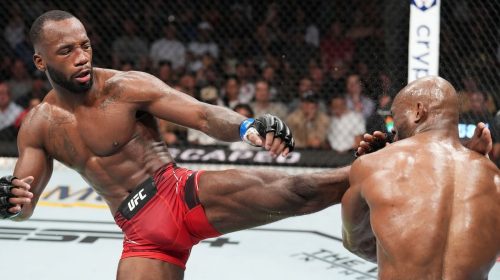 Leon Edwards rallies to KO Kamaru Usman in last minute of 5th round to claim title at UFC 278