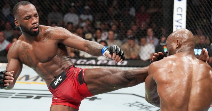 Leon Edwards rallies to KO Kamaru Usman in last minute of 5th round to claim title at UFC 278