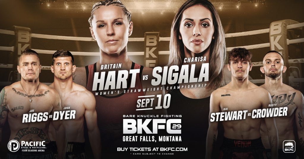 BKFC 29 results and live stream Britain Hart vs Charisa Sigala WATCH HERE