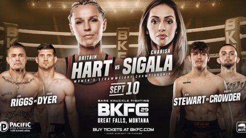 BKFC 29 results and live stream - Britain Hart vs. Charisa Sigala - WATCH HERE