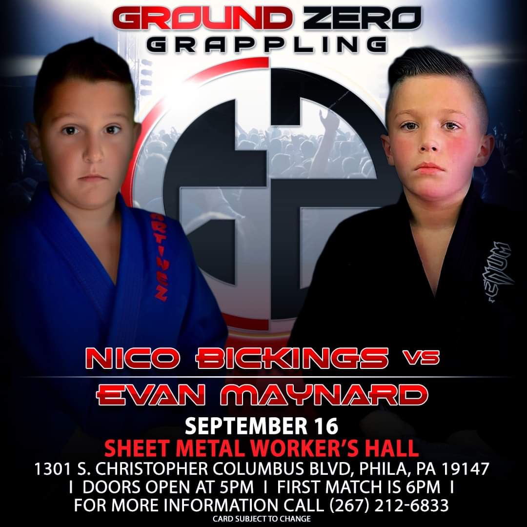 Ground Zero Grappling debuts this week in Philadelphia