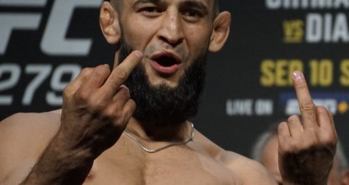 Khamzat Chimaev tosses Kevin Holland around and submits him early at UFC 279, Khamzat Chimaev