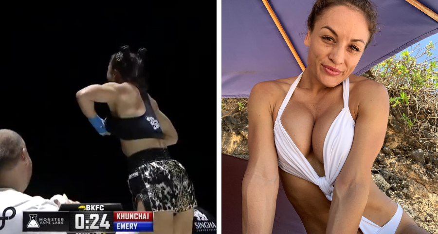 Tai Emery Flashes Breasts To Crowd After Bare Knuckle Win Video 