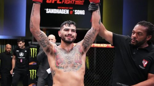 Anthony Hernandez outworks and stops Marc-Andre Barriault late at UFC Vegas 60