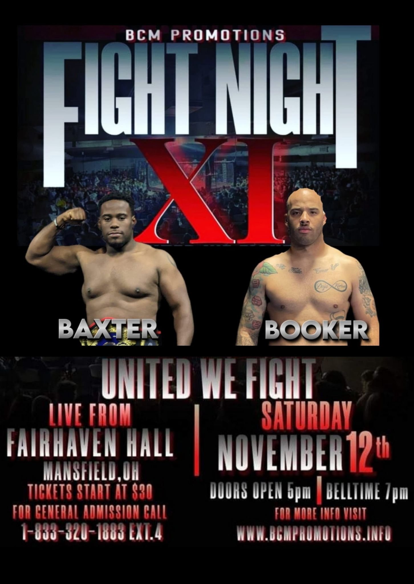 Will Baxter looks to become double champ against Darryl Booker at BCM Fight Night 10