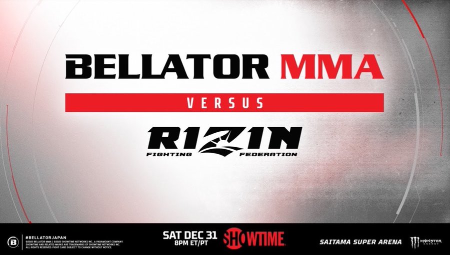 Bellator and Rizin clash on historic New Years Eve card