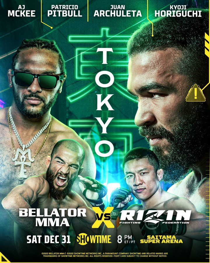 Bellator and Rizin clash on historic New Year's Eve card
