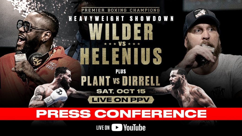Wilder vs Helenius Press Conference - LIVE Stream