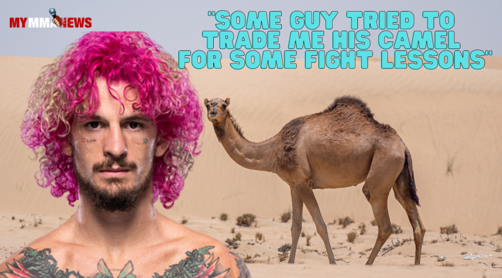 Sean OMalley says a fan offered him a camel in exchange for fight lessons