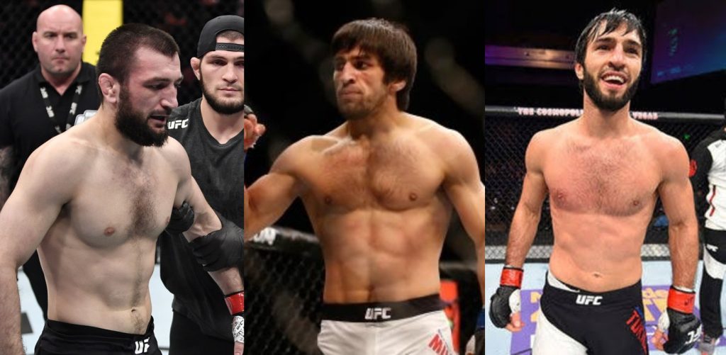 Abubakar Nurmagomedov, Magomed Mustafaev, and Zuba Tukhugov return at UFC 280