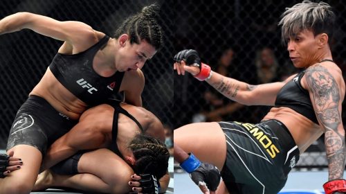 Marina Rodriguez vs Amanda Lemos moved from UFC 280 to UFC FN 214