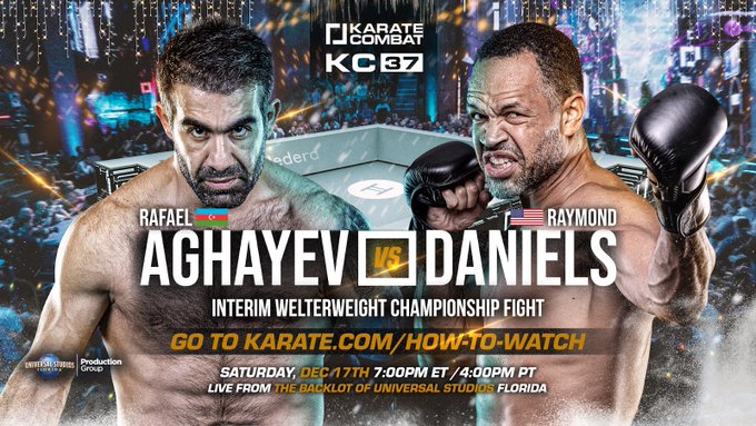 Rafael Aghayev and Raymond Daniels set to fight for Karate Combat 37