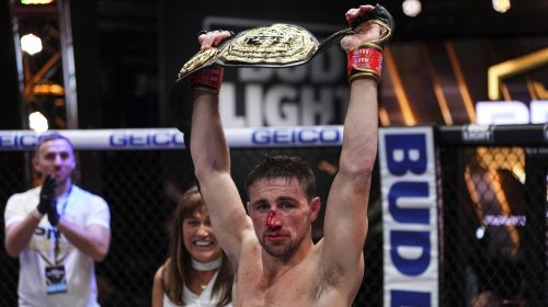 Brendan Loughnane TKO's Bubba Jenkins in fourth round, wins featherweight championship at PFL 10