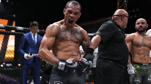 Sheymon Moraes evens the score, rallies to stop Marlon Moraes late in rematch at PFL 10