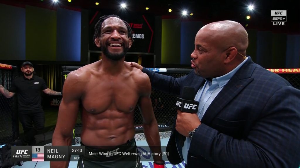 Neil Magny submits Daniel Rodriguez late surpasses GSP in all time welterweight wins at UFC Vegas 64