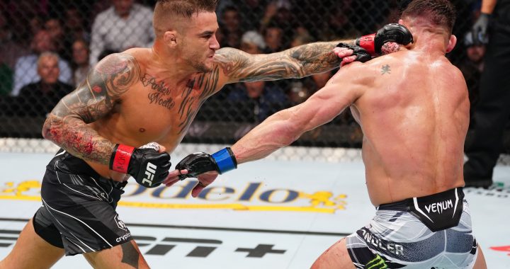 Dustin Poirier submits Michael Chandler in potential 'Fight of the Year' Candidate