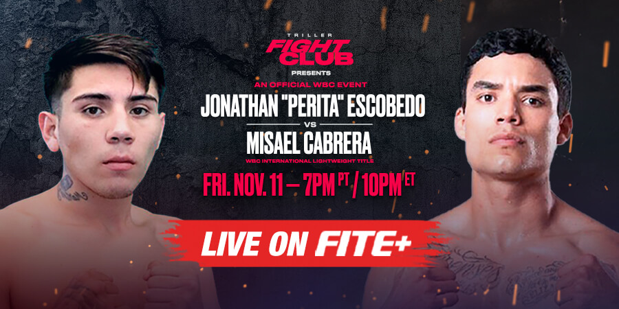 Triller Fight Club Jonathan Perita Escobedo vs Misael Cabrera