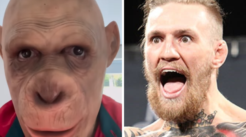 Conor McGregor posts odd video with monkey filter I told you Id be back