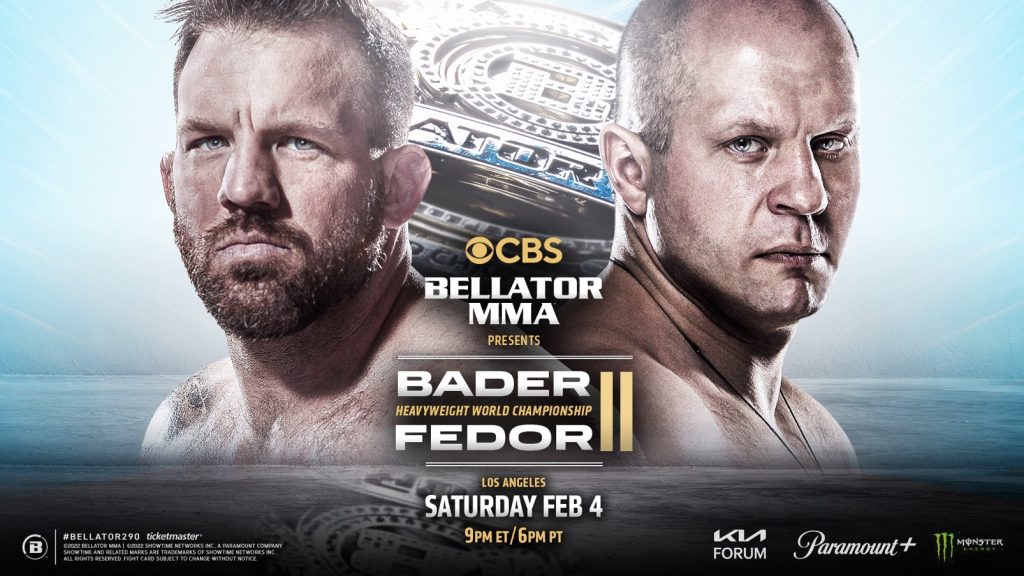Fedor Emelianenko retirement bout set challenges Ryan Bader for Bellator MMA heavyweight title