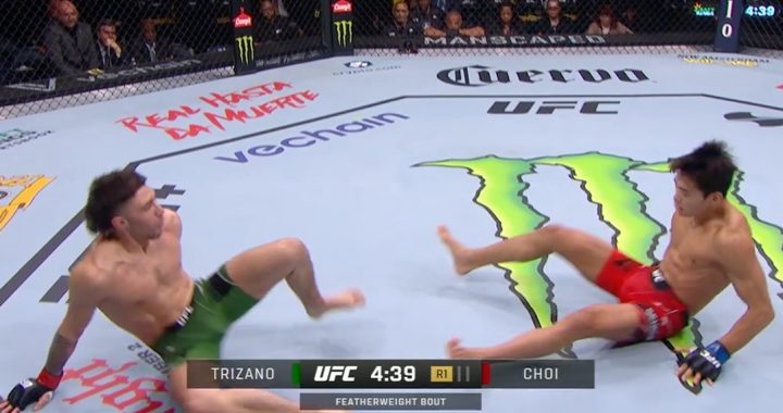 Michael Trizano gets KO win in wild first round at UFC 281