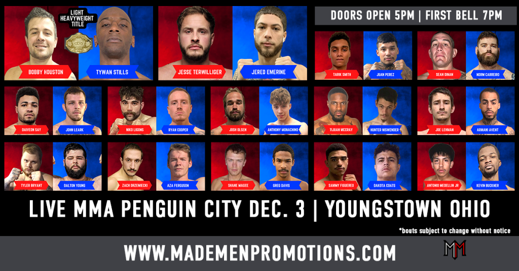 Made Men: Live Cage Fights at Penguin City results