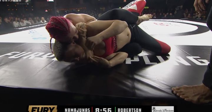 Gillian Robertson submits Rose Namajunas in just 65-seconds at Fury Pro Grappling 6