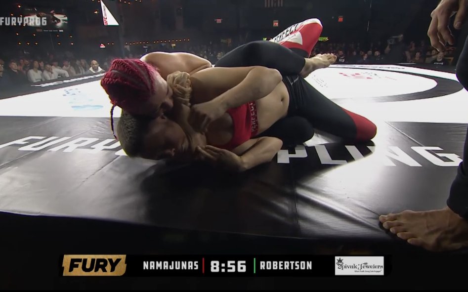 Gillian Robertson submits Rose Namajunas in just 65 seconds at Fury Pro Grappling 6