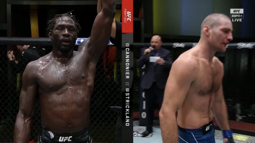 Jared Cannonier gets narrow split decision over Sean Strickland in UFC Vegas 66 main event