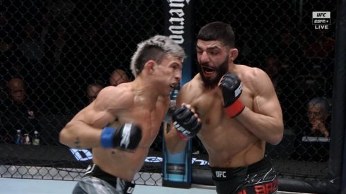 Amir Albazi floors Alessandro Costa with vicious uppercut late at UFC Vegas 66