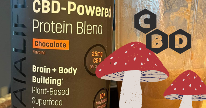 Mushrooms behind this great tasting CBD-Powered Protein Shake