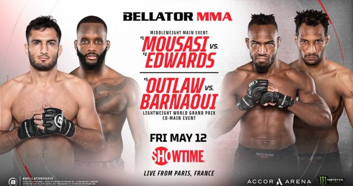 BELLATOR Returns to Paris on May 12 With Mousasi vs. Edwards and a Lightweight World Grand Prix Matchup