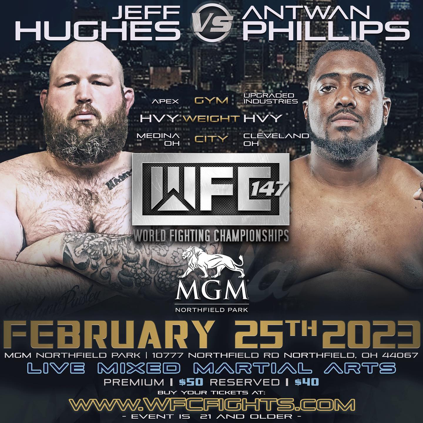 Jeff Hughes, Antwan Phillips throw down in rematch at WFC 147