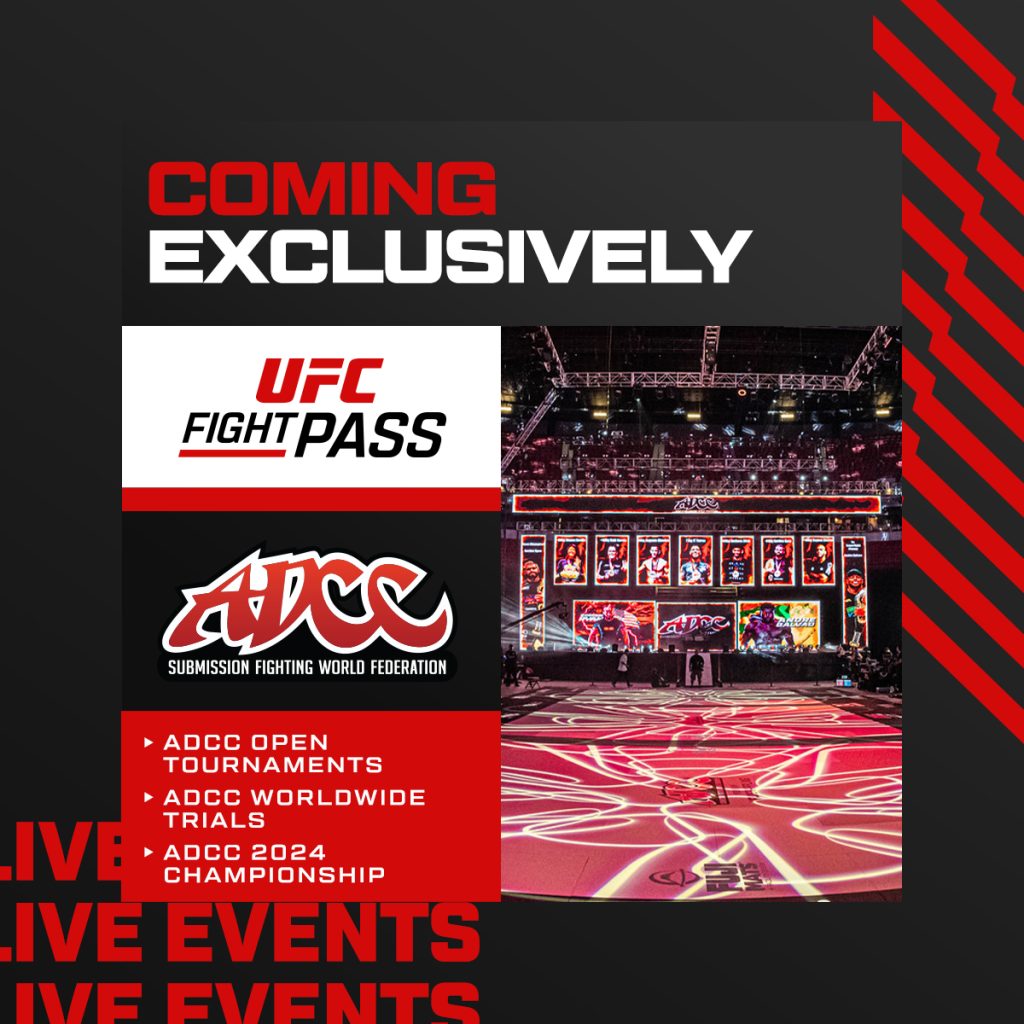 ADCC coming to UFC Fight Pass