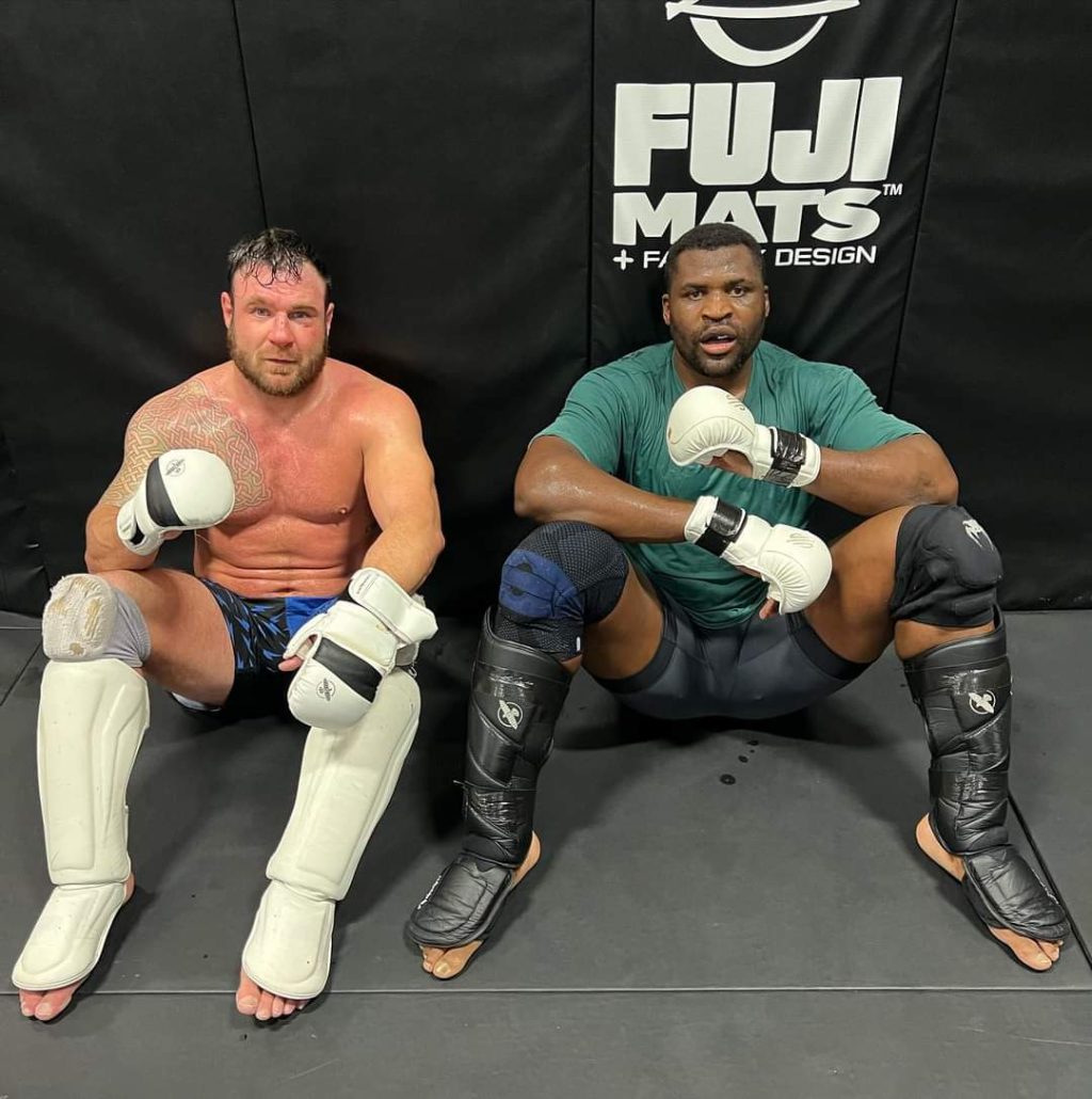 Patrick Brady and Francis Ngannou