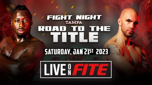 Fight Night Tampa Road to the Title - Antonio Tarver Jr. vs Drew Dwelly - LIVE STREAM