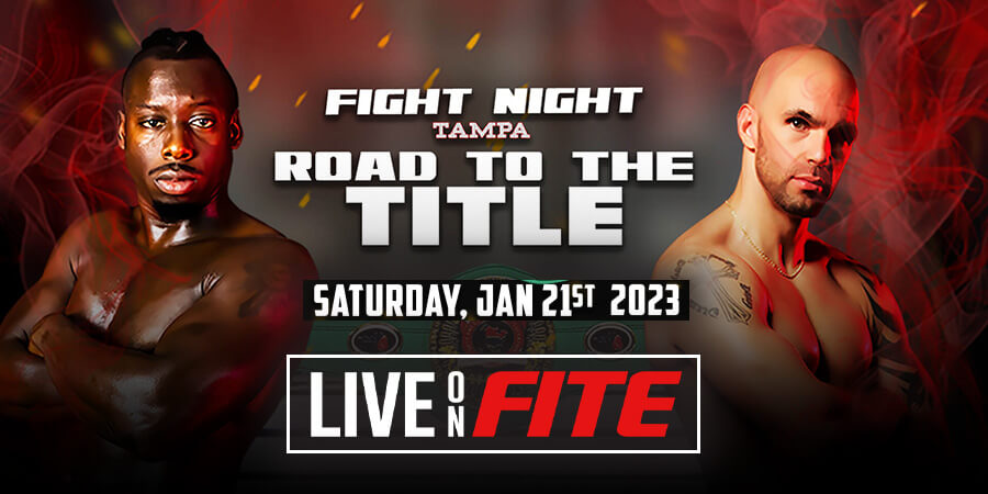 Fight Night Tampa Road to the Title Antonio Tarver Jr vs Drew Dwelly LIVE STREAM