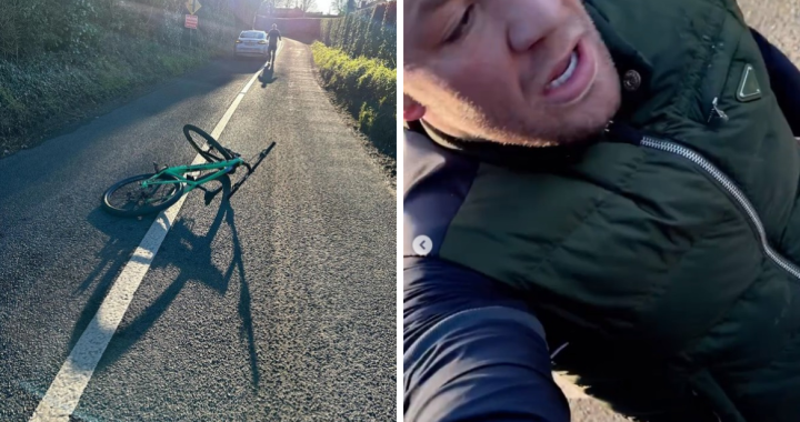 Conor McGregor hit by car while riding bike, avoids serious injury