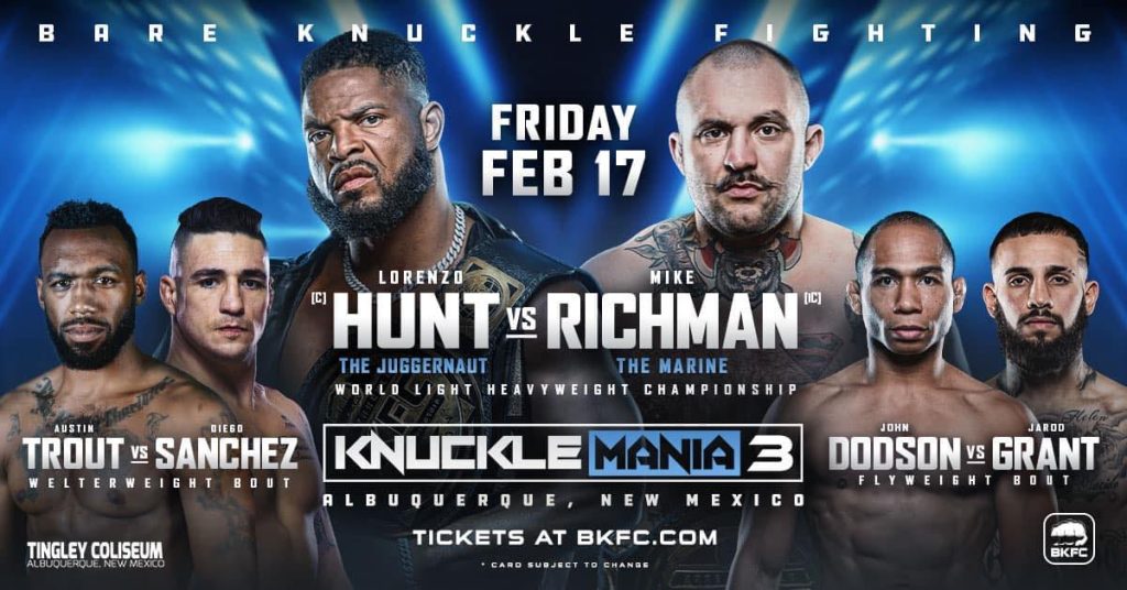 BKFC KnuckleMania 3 LIVE Stream and Results