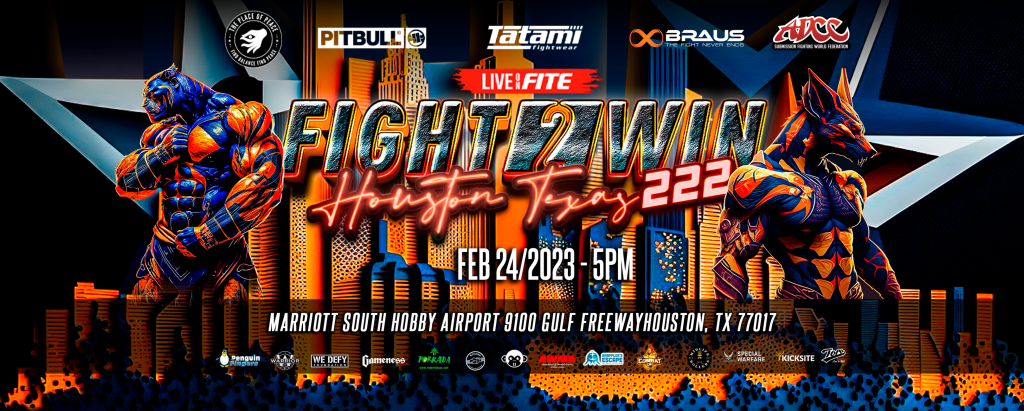 F2W 222 - Fight 2 Win - Houston, Texas - LIVE Stream