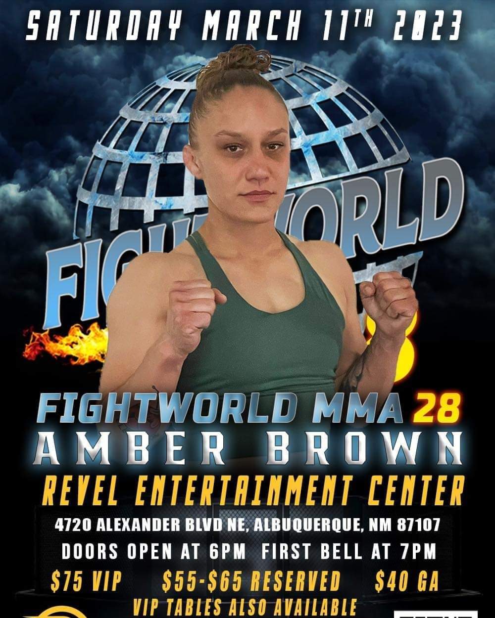 Amber Brown, FightWorld, FightWorld 28