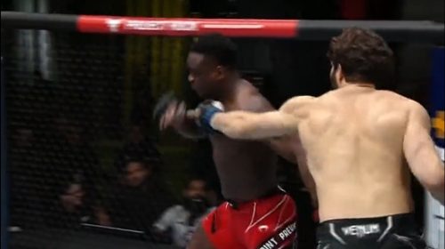 Philipe Lins comes out swinging and stops Ovince Saint Preux early at UFC Vegas 69