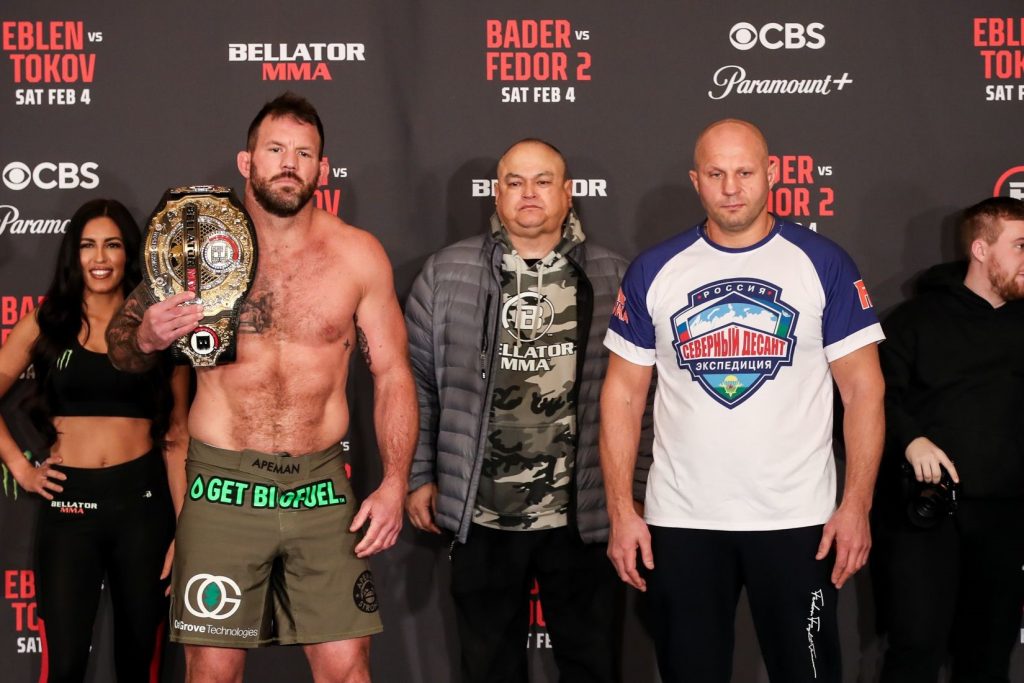 Bellator 290 weigh-in results - Bader vs. Fedor 2