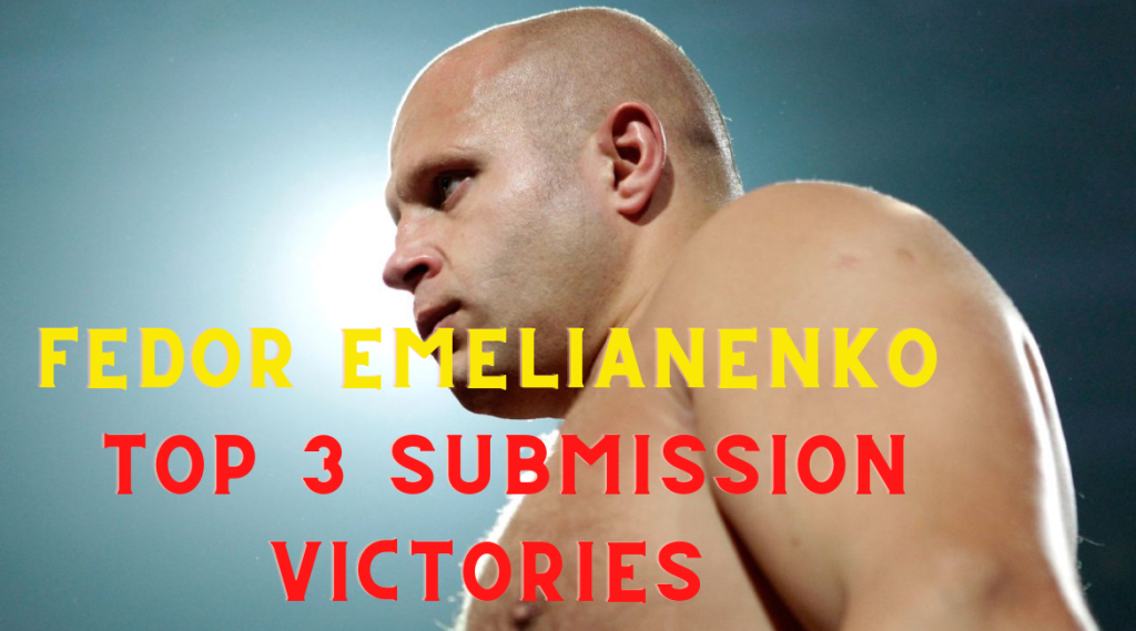 Fedor Emelianenko Top 3 Submission Victories