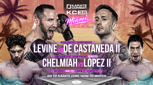 Miami to host three-event Karate Combat series starting April 1st