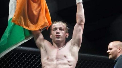 Michael McCaffrey bringing the energy at Maverick MMA 22